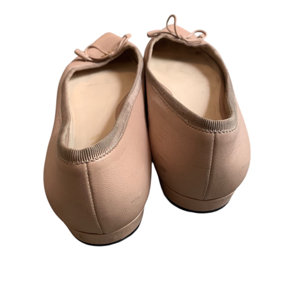 Prada light pink leather pointed ballet flats size 40 (9) - Picture 6 of 11